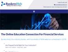 Tablet Screenshot of bankershub.com